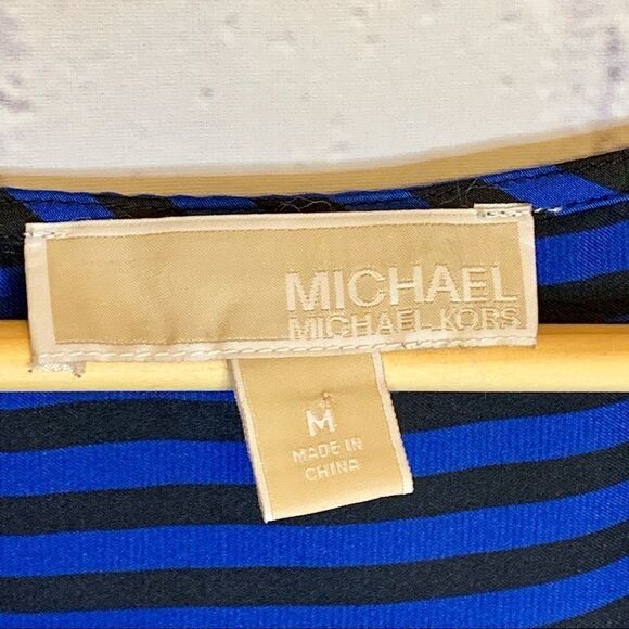 Michael Kors Blue and black striped tank - Picture 5 of 7